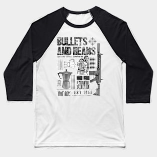 Bullets and Beans BLK Baseball T-Shirt